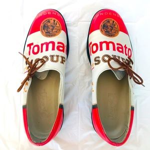 Very Rare ICON brand 🍅 Campbell Tomato Soup Can 🍅 image leather shoes.